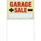 Sunburst Systems Sign Garage Sale 22 in x 32 in with Bracket, 4-Pack PK 3950 - alternate 2